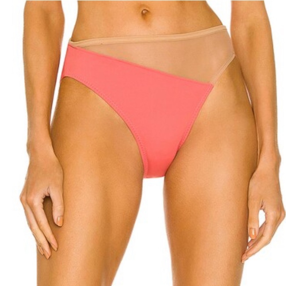 Norma Kamali Snake Mesh Bikini Bottom